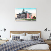 Außenansicht des Rathauses Salinas, CA Leinwanddruck (Insitu (Schlafzimmer))