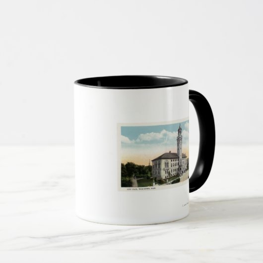 Außenansicht des Rathauses Tasse (VorderseiteRechts)