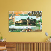 Außenansicht des Sanitariums und Landschaftliche S Leinwanddruck (Insitu (Wohnzimmer))