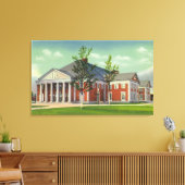 Außenansicht des Saratoga Wellness-Center Theaters Leinwanddruck (Insitu (Wohnzimmer))