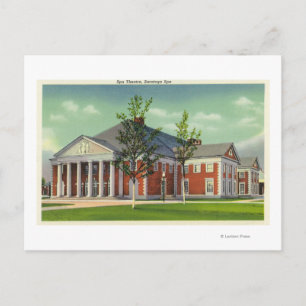 Außenansicht des Saratoga Wellness-Center Theaters Postkarte