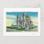 Außenansicht des Schreins unserer Dame von Postkarte (Vorderseite)