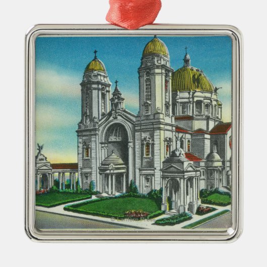 Außenansicht des Schreins unserer Dame von Silbernes Ornament (Vorne)