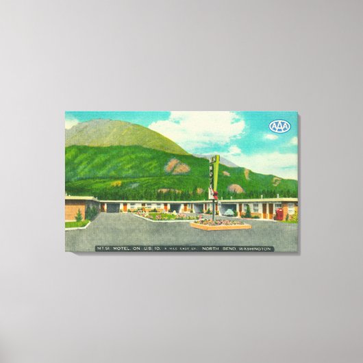 Außenansicht des Si Motel Leinwanddruck (Vorderseite)