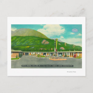 Außenansicht des Si Motel Postkarte