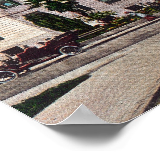 Außenansicht des Sonoma Landkreis Court House Poster (Ecke)