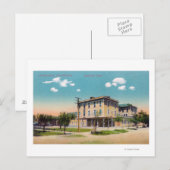 Außenansicht des Spreckels Hotel Postkarte (Vorne/Hinten)