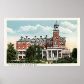 Außenansicht des St. Vincent Hospital Poster (Vorne)