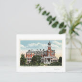 Außenansicht des St. Vincent Hospital Postkarte (Stehend Vorderseite)