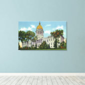 Außenansicht des Staat Hauptstadt Gebäude Nr. 2 Leinwanddruck (Insitu (Holzboden))