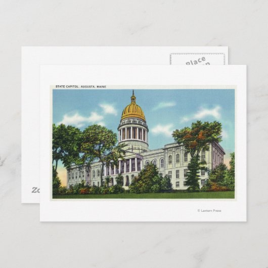 Außenansicht des Staat Hauptstadt Gebäude Nr. 2 Postkarte (Vorne/Hinten)