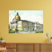 Außenansicht des Staat Haus # 2 Leinwanddruck (Insitu (Wohnzimmer))