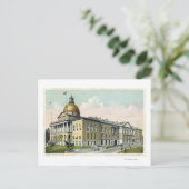 Außenansicht des Staat Haus # 2 Postkarte (Stehend Vorderseite)