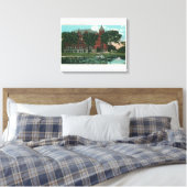 Außenansicht des Staat Normale Schule Leinwanddruck (Insitu (Schlafzimmer))