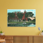 Außenansicht des Staat Normale Schule Leinwanddruck (Insitu (Wohnzimmer))