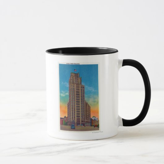 Außenansicht des Staat Tower Gebäude Tasse (Rechts)