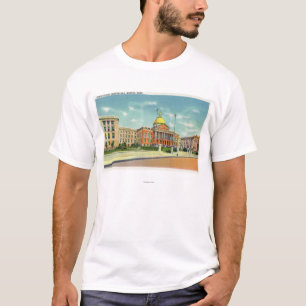 Außenansicht des Staats-Hauses auf Leuchtfeuer T-Shirt