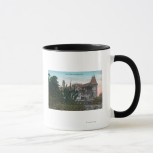 Außenansicht des Stechpalmen-Eichen-Gebäude Tasse