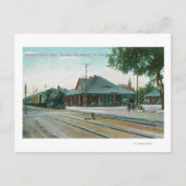 Außenansicht des südlichen Pazifiklagers Postkarte (Vorderseite)