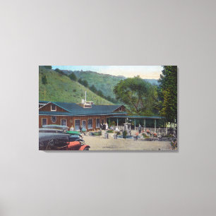 Außenansicht des Sutparich Resort Main Bldg Leinwanddruck