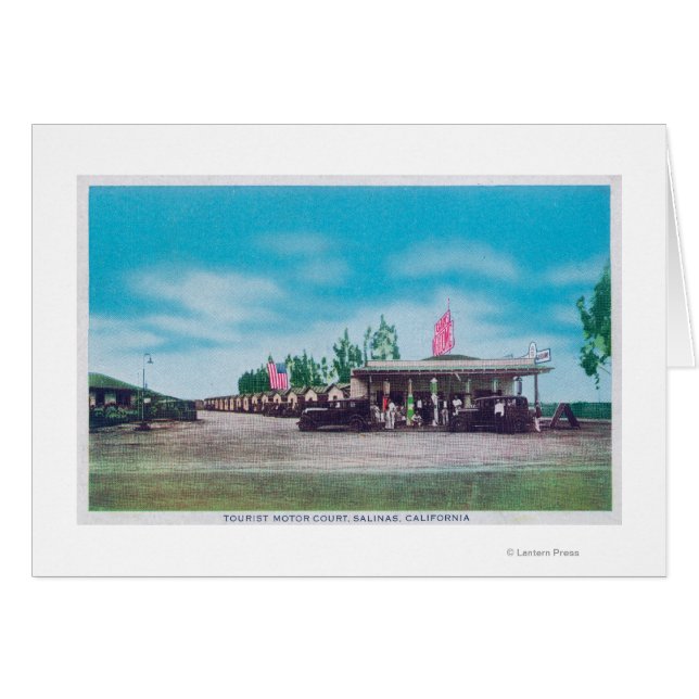 Außenansicht des Tourist Motor Court (Vorderseite (Horizontal))