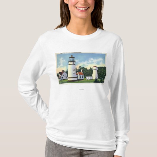 Außenansicht des Umpqua LighthouseCoast T-Shirt (Vorderseite)