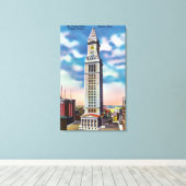 Außenansicht des US-Zollhauses Leinwanddruck (Insitu (Holzboden))