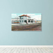 Außenansicht des VBN RR Elektrischen Depots Leinwanddruck (Insitu (Holzboden))