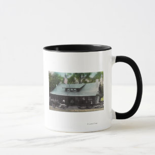 Außenansicht des Verein-Hauses Tasse