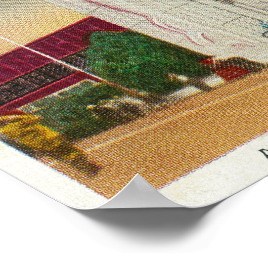 Außenansicht des Verwaltungs-Blinds Poster (Ecke)