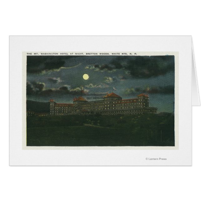 Außenansicht des Washington Hotel bei Nacht (Vorderseite (Horizontal))