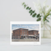 Außenansicht des Wenatchee Hotels Postkarte (Stehend Vorderseite)