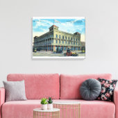 Außenansicht des Western Hotels Leinwanddruck (Insitu (Wohnzimmer))