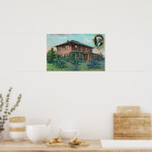 Außenansicht des Wohnsitzes von Luther Burbank Poster (Küche)