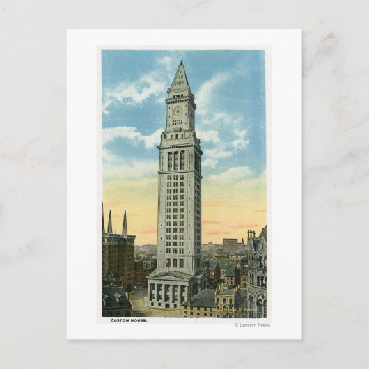 Außenansicht des Zollhauses Postkarte (Vorderseite)