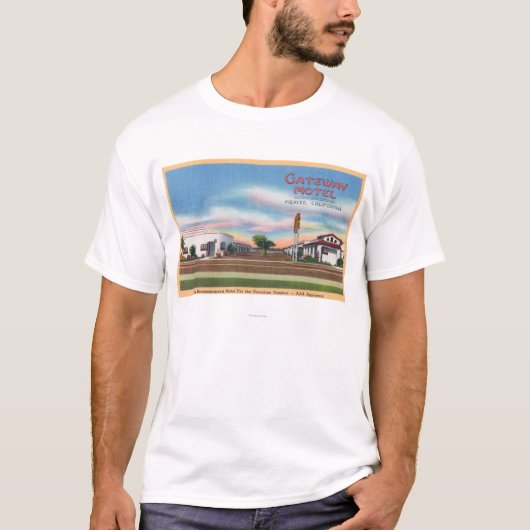 Außenansicht des Zugangs MotelMerced, CA T-Shirt (Vorderseite)