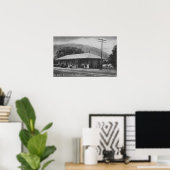 Außenansicht des Zuglagers Poster (Heimbüro)