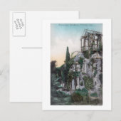 Außenansicht einer malerischen Residenz Postkarte (Vorne/Hinten)