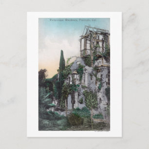 Außenansicht einer malerischen Residenz Postkarte