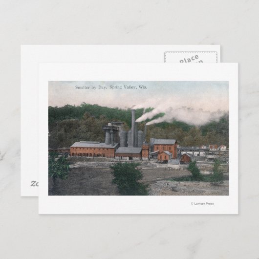 Außenansicht einer schmelzenden Pflanze Postkarte (Vorne/Hinten)