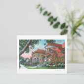 Außenansicht einer typischen Residenz Postkarte (Stehend Vorderseite)