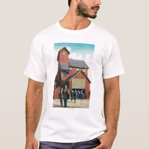 Außenansicht eines Bergwerkes, T-Shirt