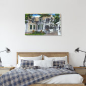 Außenansicht eines typischen Ingwer-Brotes Leinwanddruck (Insitu (Schlafzimmer))