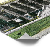 Außenansicht Gewerkschaft Uni Gymnasium Poster (Ecke)