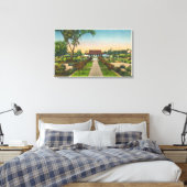 Außenansicht Hoopes Gardens Club House Leinwanddruck (Insitu (Schlafzimmer))