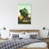 Außenansicht Hotel au Palm Leinwanddruck (Insitu (Schlafzimmer))