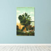 Außenansicht Hotel au Palm Leinwanddruck (Insitu (Holzboden))