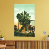 Außenansicht Hotel au Palm Leinwanddruck (Insitu (Wohnzimmer))