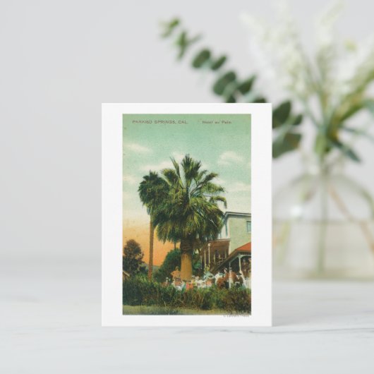 Außenansicht Hotel au Palm Postkarte (Stehend Vorderseite)