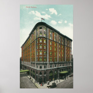 Außenansicht Hotel Seneca Poster